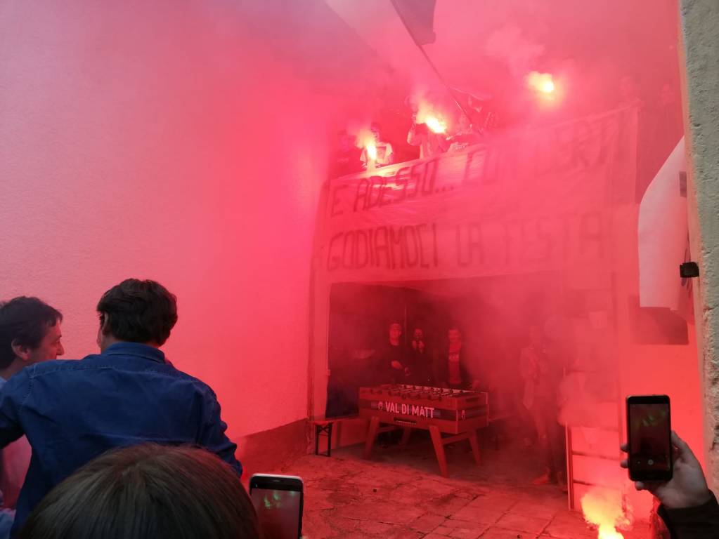Nicola Berti e la curva di Orino