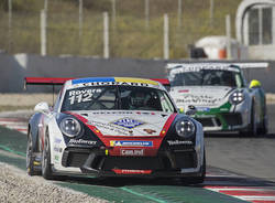 Alessio Rovera a Barcellona nella Porsche Carrera Cup