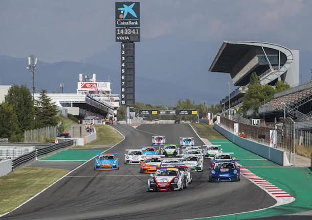 Alessio Rovera a Barcellona nella Porsche Carrera Cup