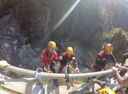 Soccorso alpino, la grande esercitazione in Val d\'Ossola