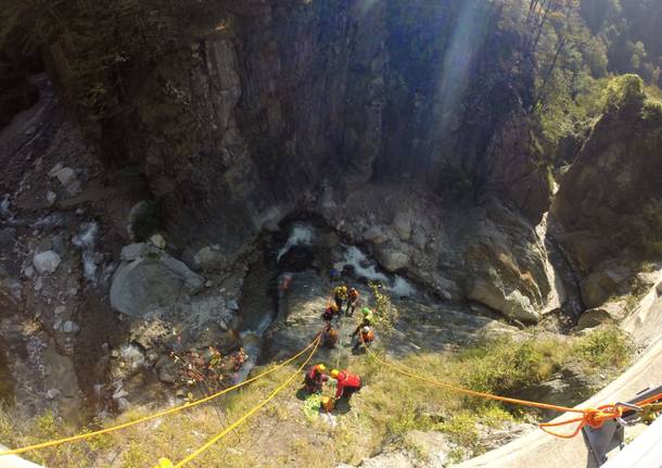 Soccorso alpino, la grande esercitazione in Val d\'Ossola