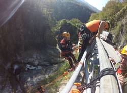 Soccorso alpino, la grande esercitazione in Val d\'Ossola