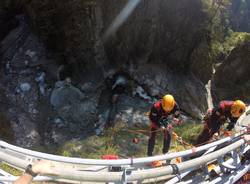 Soccorso alpino, la grande esercitazione in Val d\'Ossola