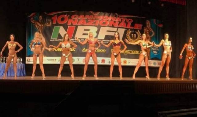 Sabrina Crozzoletto tricolore di body building