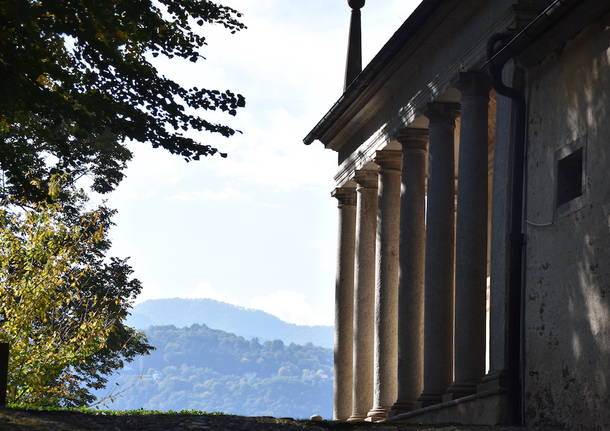 Il Sacro Monte di Orta con i colori dell\'autunno