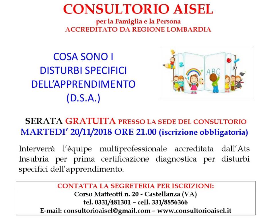 Cosa sono i disturbi specifici dell\'apprendimento (D.S.A.=