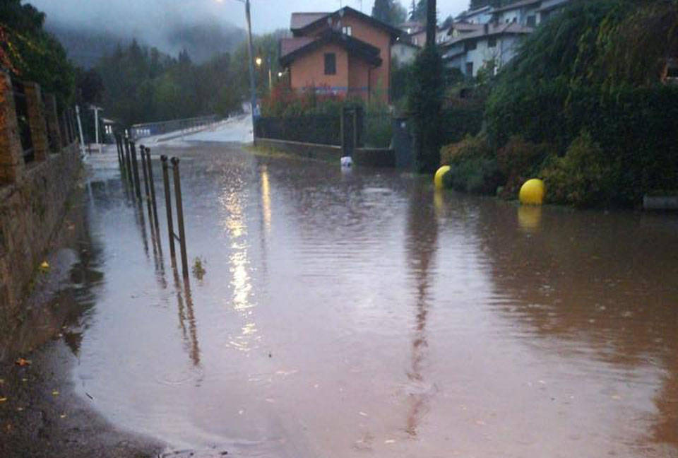 Cuasso al Monte: allagamento a Cavagnano