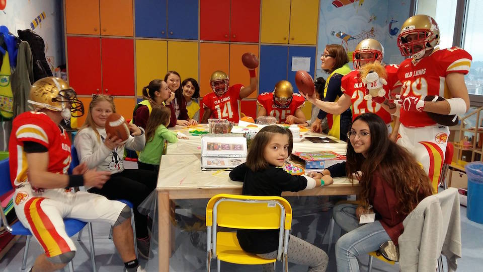Football americano in pediatria