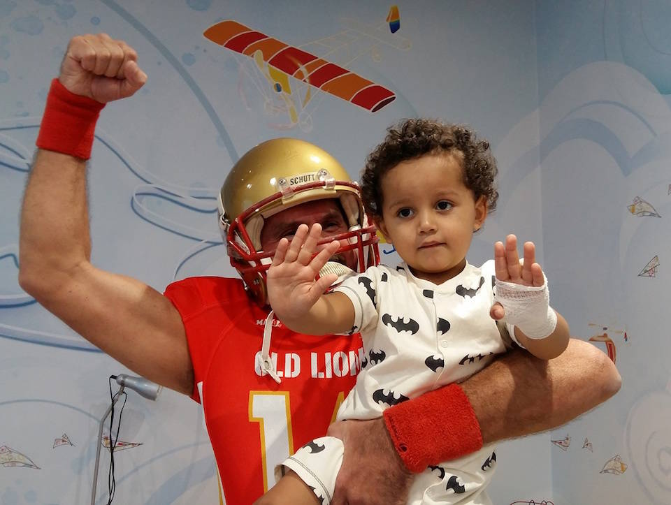 Football americano in pediatria