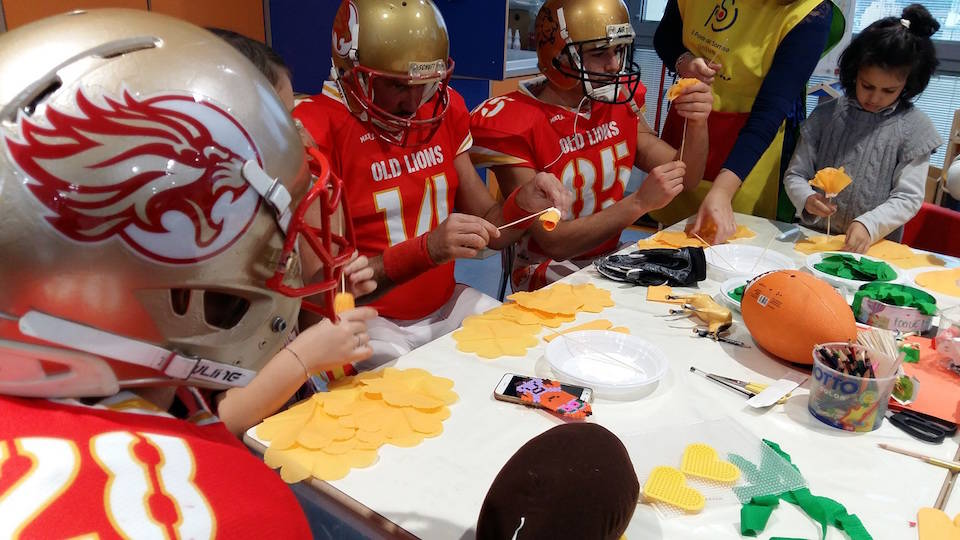 Football americano in pediatria