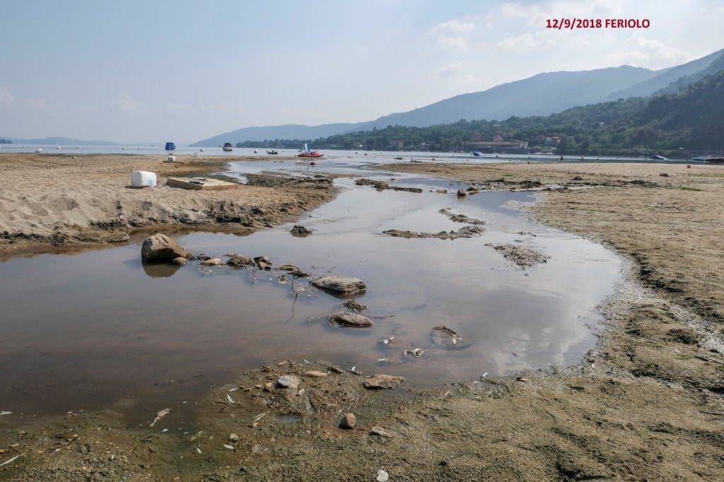 siccità lago maggiore