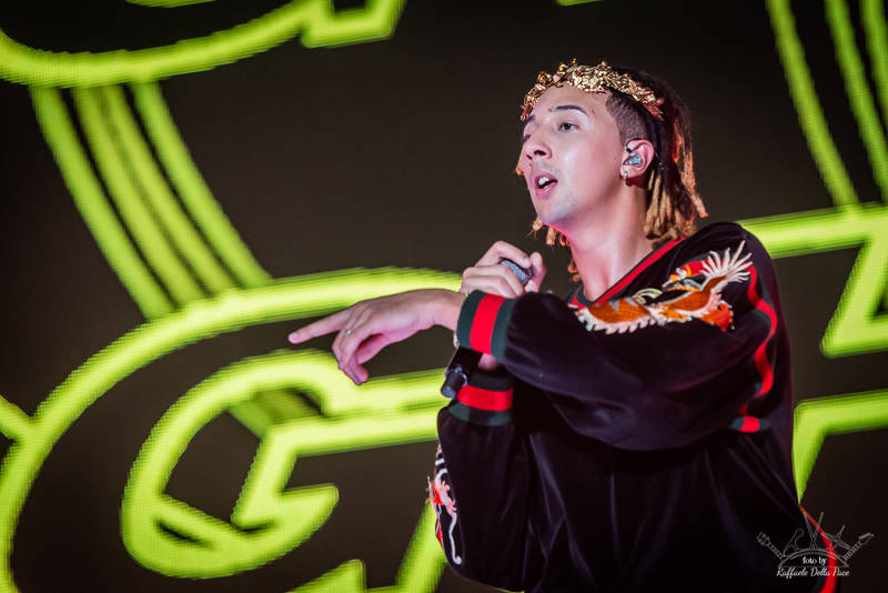 Ghali in concerto al Forum di Assago 