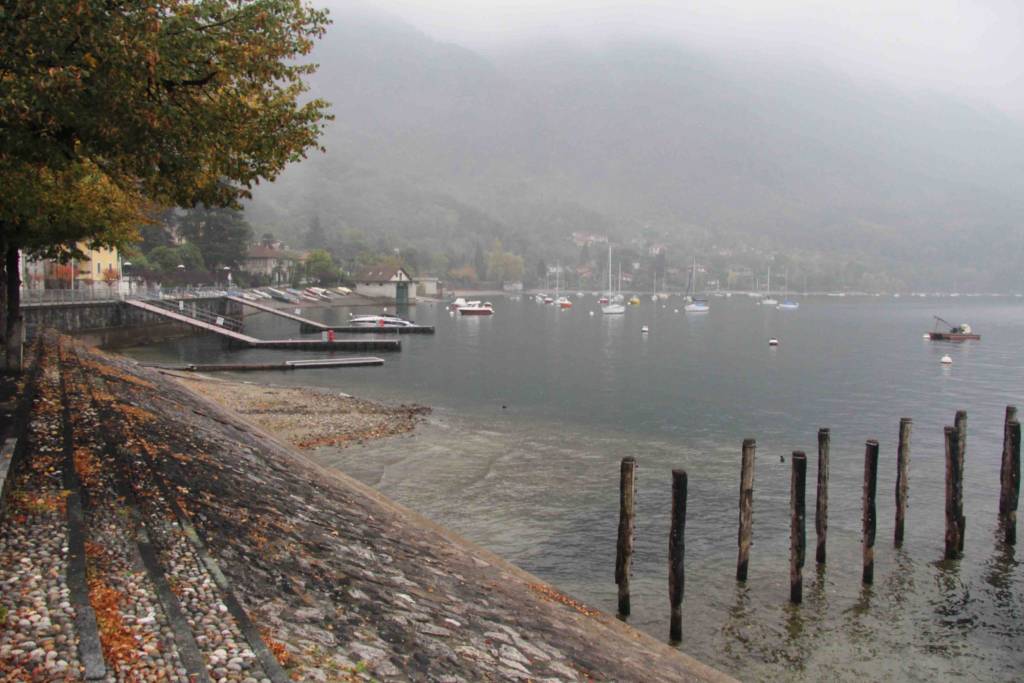 Lago Maggiore prima e dopo la pioggia 
