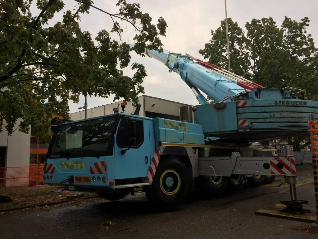 lavori edilizi alla scuola Pellico