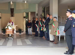 Luvinate - I funerali dell'ex sindaco Binda