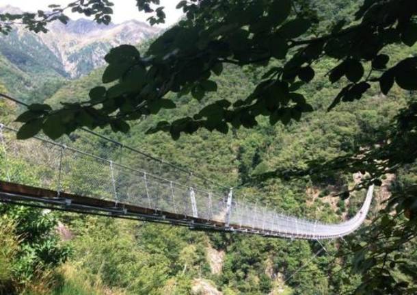 Il ponte tibetano di Bellinzona
