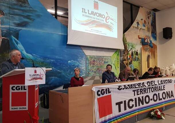 La due giorni di lavori del VII congresso Cgil Ticino Olona.