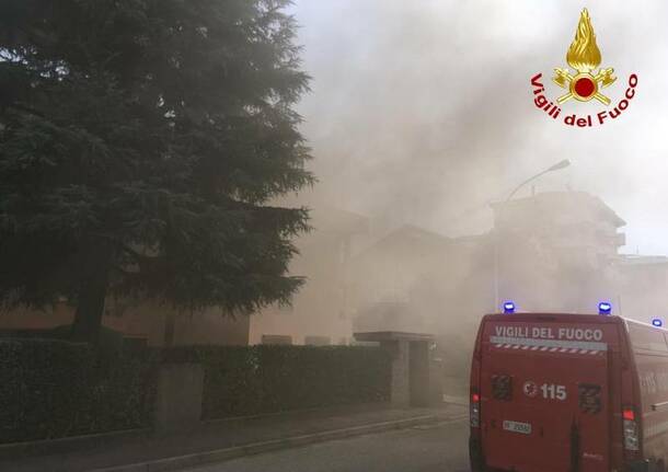 Incendio via Lamberti – Cornaredo