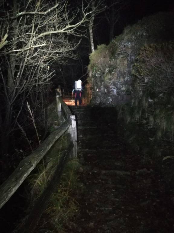 Il soccorso alpino installa una base operativa a Monteviasco