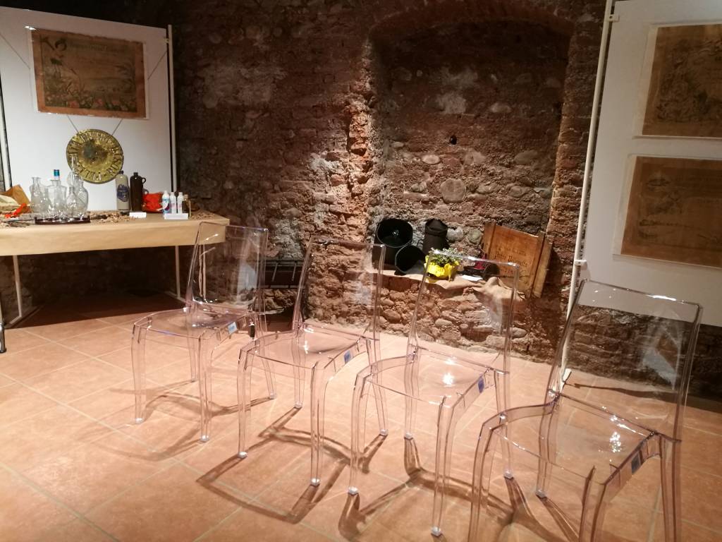 La \"cantina dei vini\" a Palazzo Cicogna