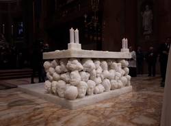 Cerimonia di dedicazione dell'altare della Basilica di Gallarate