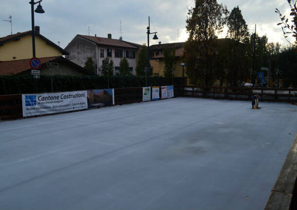 Inaugurazione pista pattinaggio sul ghiaccio Nerviano