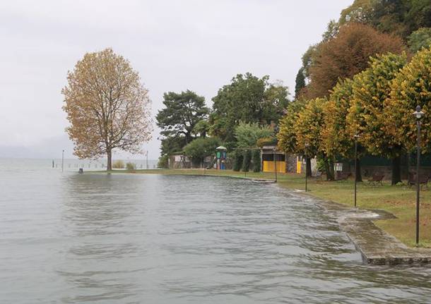 Il Lago Maggiore in piena (sabato 3 novembre)