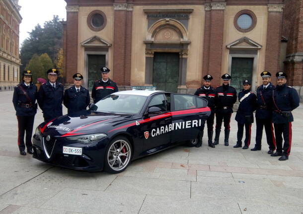 Festa Patronale: carabinieri in festa con la Giulia Quadrifoglio