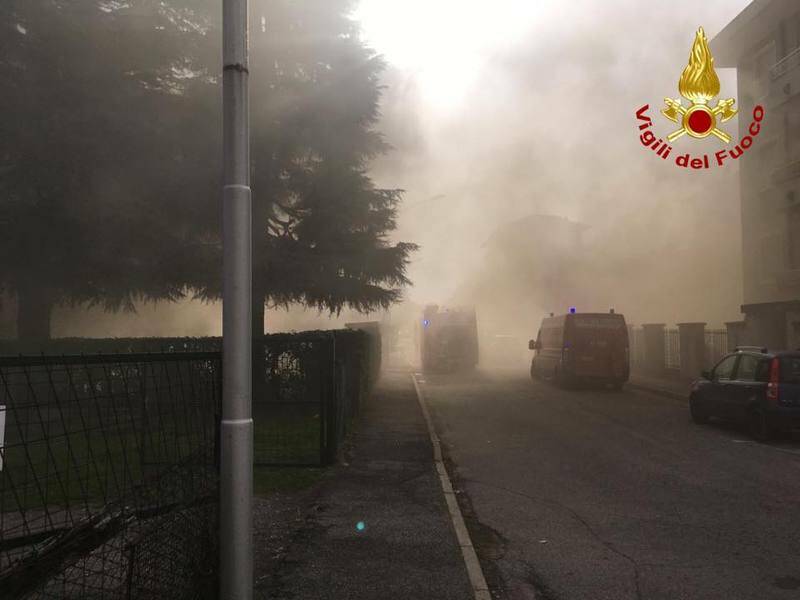 incendio via lamberti cornaredo  1 