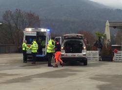 Incidente sul lavoro a Cuveglio