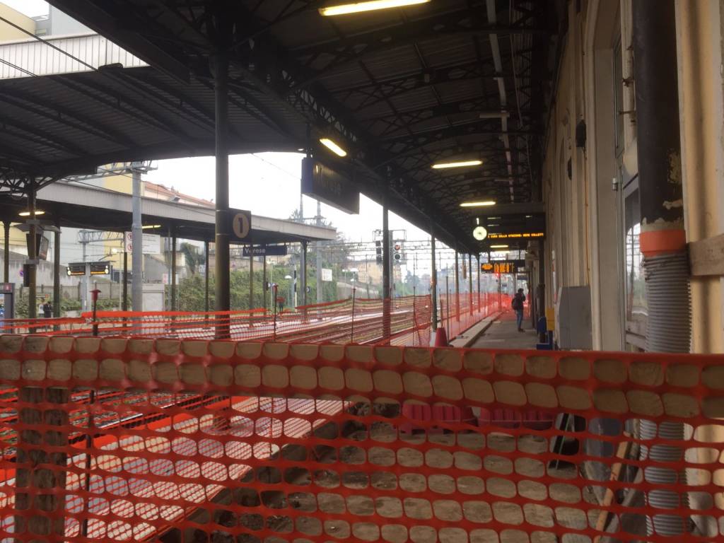 Lavori stazione Varese Fs novembre 2018
