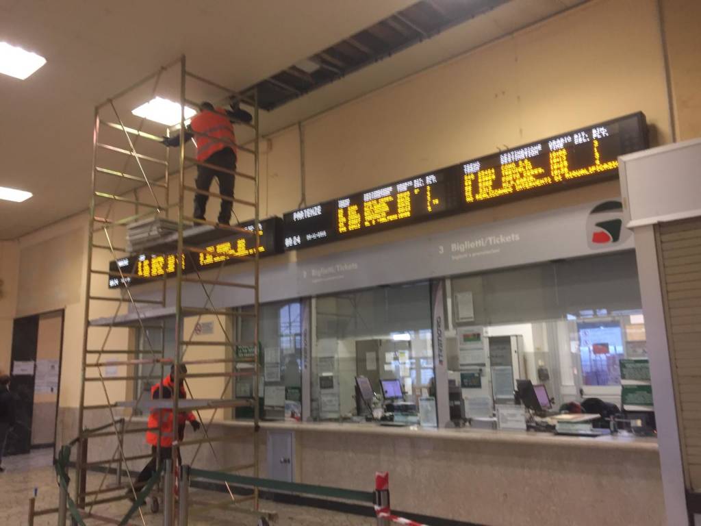 Lavori stazione Varese Fs novembre 2018