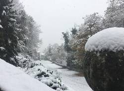 Le cappelle del Sacro Monte con la neve 