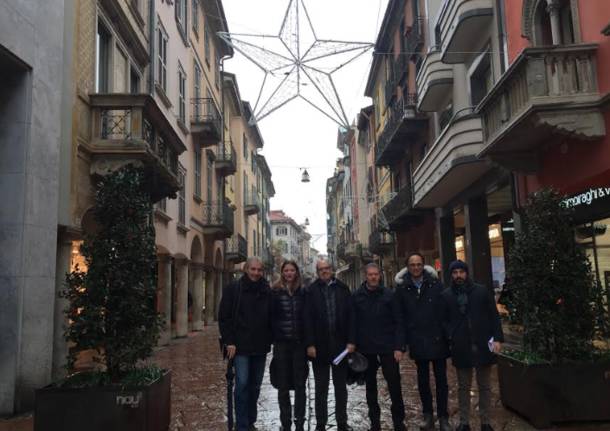 Luci di natale 2018 a Varese: presentazione