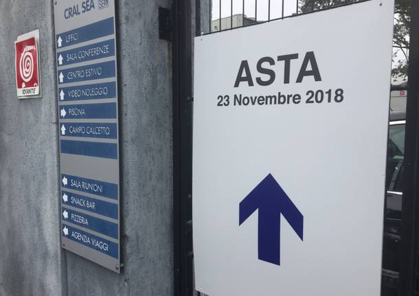 oggetti asta Malpensa 2018