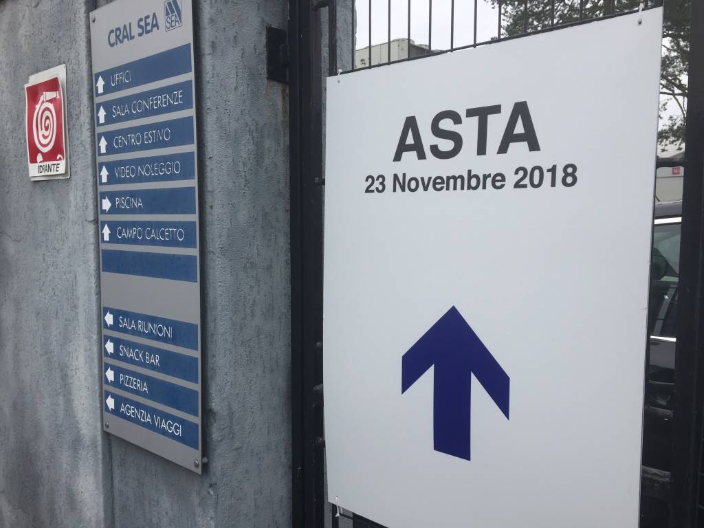  oggetti asta Malpensa 2018