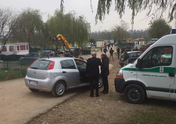 Sgombero al campo sinti, quarto giorno