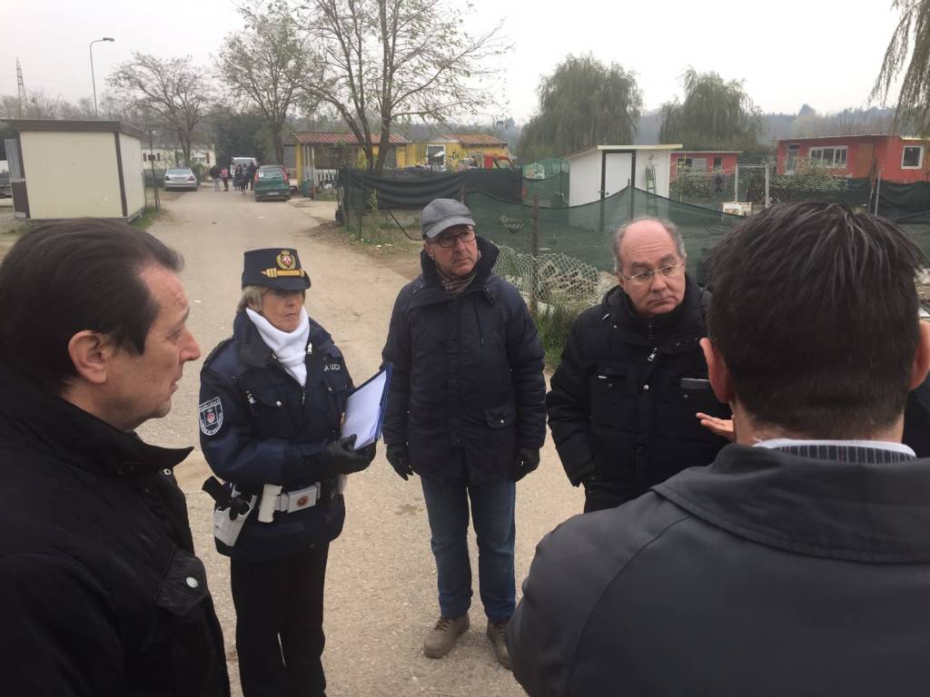 Sgombero al campo sinti, quarto giorno