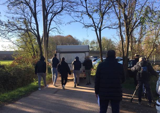 Sgombero del campo sinti, la seconda giornata