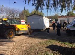 Sgombero del campo sinti, la seconda giornata