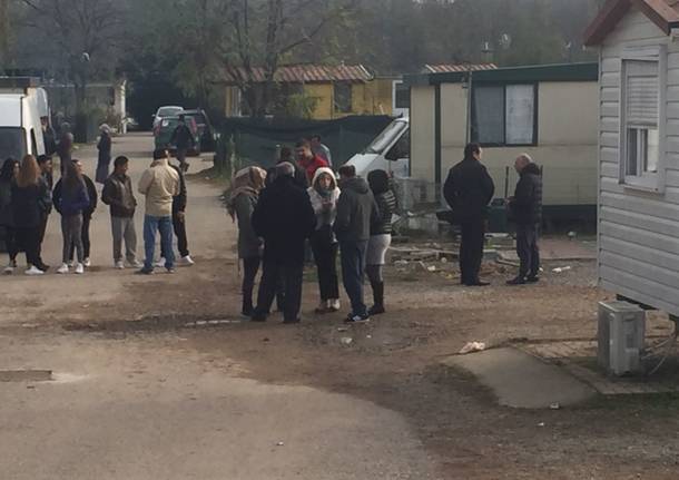 Sgombero del campo sinti, terza giornata