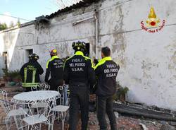 Tre cani salvati dal crollo del terremoto