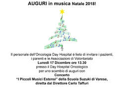 Concerto di Natale all’Ospedale di Circolo di Varese