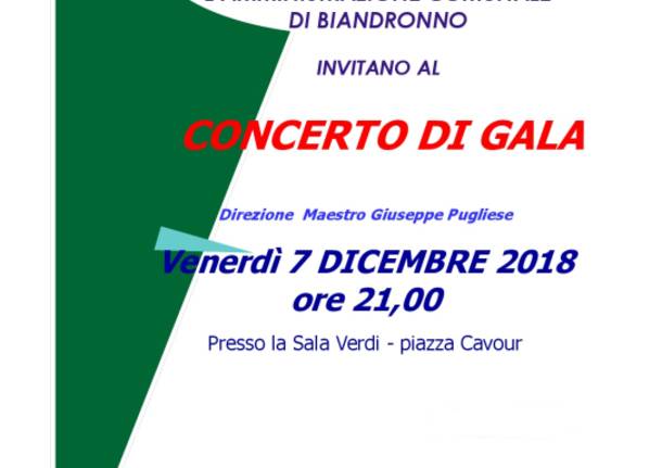 concerto di Gala . Filarmonica G. Verdi .