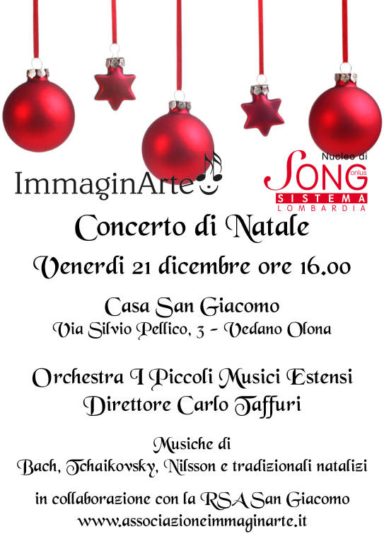 Concerto di Natale alla Casa San Giacomo di Vedano Olona