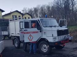 protezione civile al lavoro a Gemonio