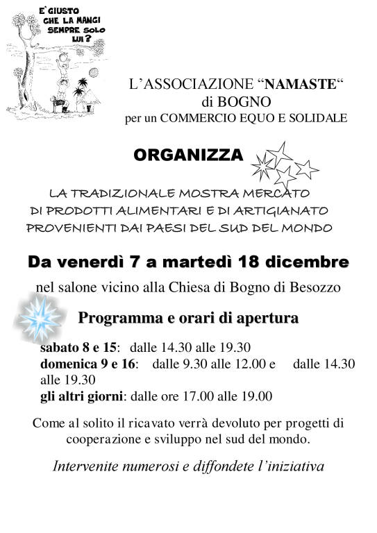 MERCATINO EQUO SOLIDALE