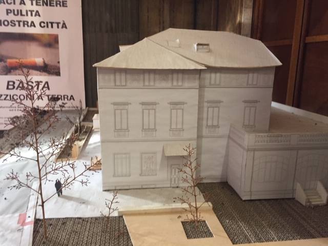 Il plastico del \"nuovo\" Palazzo Verbania