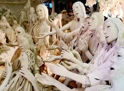 Il presepe in garze e gesso dell\'ospedale di Circolo