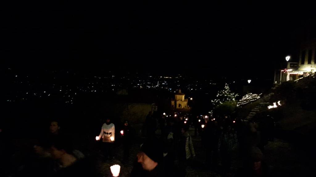 Fiaccolata di fine anno al Sacro Monte 2018